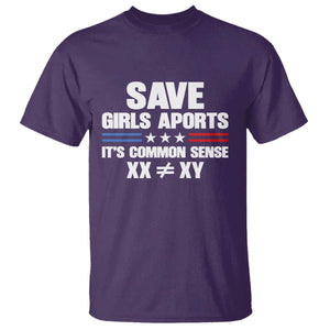 Save Girls Sports Its Common Sense XX Not Equal XY T Shirt Biological Science Varsity Athletic Graphic