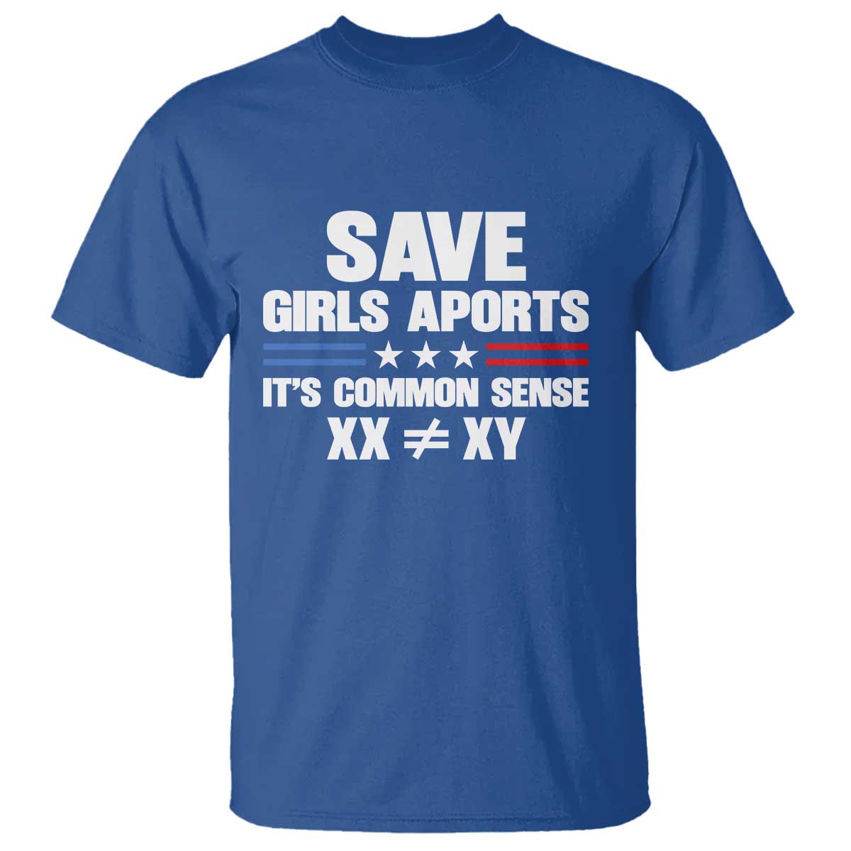 Save Girls Sports Its Common Sense XX Not Equal XY T Shirt Biological Science Varsity Athletic Graphic