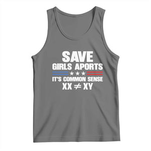 Save Girls Sports Its Common Sense XX Not Equal XY Tank Top Biological Science Varsity Athletic Graphic