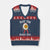 Funny Slut for Deviled Eggs V-Neck Knit Sweater Vest Funny Naughty Thanksgiving Potluck TS02 Navy Red Print Your Wear