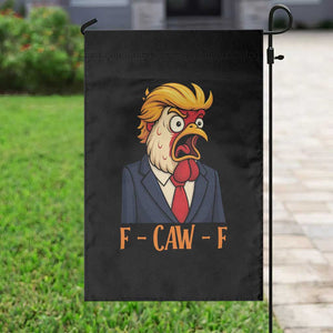 Funny F Caw F Chicken Trump Meme Garden Flag Rooster Subtle Political Satire Parody TS02 Print Your Wear