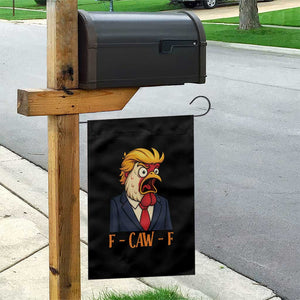 Funny F Caw F Chicken Trump Meme Garden Flag Rooster Subtle Political Satire Parody TS02 Print Your Wear