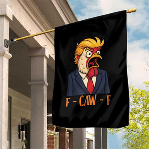 Funny F Caw F Chicken Trump Meme Garden Flag Rooster Subtle Political Satire Parody TS02 Print Your Wear