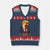 Funny F Caw F Chicken Trump Meme V-Neck Knit Sweater Vest Rooster Subtle Political Satire Parody TS02 Navy Red Print Your Wear