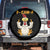 Funny F Caw F Sarcastic Chicken Meme Spare Tire Cover Middle Finger Offensive Humor TS02 No hole Black Print Your Wear
