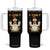 Funny F Caw F Sarcastic Chicken Meme Tumbler With Handle Middle Finger Offensive Humor TS02 One Size: 40 oz Black Print Your Wear