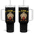 Funny F Caw F Bending Over Chicken Meme Tumbler With Handle Upside Down Head Poultry Humor TS02 One Size: 40 oz Black Print Your Wear