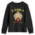 Funny F Caw F Bending Over Chicken Meme Youth Sweatshirt Upside Down Head Poultry Humor TS02 Black Print Your Wear
