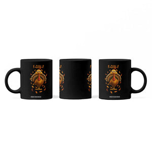 Funny F Caw F Turkey Meme Thanksgiving Graphic Coffee Mug Funny Fowl Mood Humor TS02 Print Your Wear