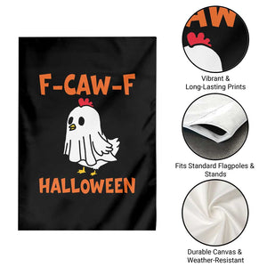 F Caw F Ghost Chicken Costume Garden Flag Funny Cute Halloween Poultry Lover TS02 Print Your Wear
