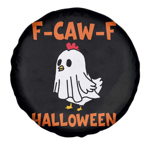 F Caw F Ghost Chicken Costume Spare Tire Cover Funny Cute Halloween Poultry Lover TS02 Print Your Wear