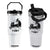 F Caw F Gothic Raven and Witch Flip Straw Tumbler Funny Halloween Spooky October Vibes TS02 One Size: 30 oz White Print Your Wear