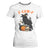 F Caw F Raven Witch Coffee T Shirt For Women Funny Halloween Sarcastic Gothic Bird with Attitude TS02 White Print Your Wear