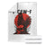 F Caw F Gothic Chicken Horror Throw Blanket Creepy Skull Rooster Halloween Dark Humor TS02 White Print Your Wear