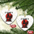 F Caw F Gothic Chicken Horror Ceramic Ornament Creepy Skull Rooster Halloween Dark Humor TS02 Print Your Wear