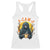 F Caw F Raven Coffee Racerback Tank Top Funny Halloween Sarcastic Gothic Bird with Attitude TS02 White Print Your Wear