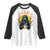 F Caw F Raven Coffee Raglan Shirt Funny Halloween Sarcastic Gothic Bird with Attitude TS02 White Black Print Your Wear