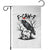 F Caw F Gothic Christmas Raven Garden Flag With Skull Funny Dark Holiday Humor Spooky Season TS02 White Print Your Wear