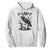 F Caw F Gothic Christmas Raven Hoodie With Skull Funny Dark Holiday Humor Spooky Season TS02 White Print Your Wear
