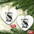 F Caw F Gothic Xmas Raven Ceramic Ornament With Skull Funny Dark Holiday Humor Spooky Season TS02 Print Your Wear