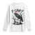 F Caw F Gothic Christmas Raven Long Sleeve Shirt With Skull Funny Dark Holiday Humor Spooky Season TS02 White Print Your Wear