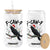 F Caw F Raven Christmas Glass Can Funny Dark Holiday Humor Spooky Season TS02 Print Your Wear
