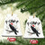 F Caw F Raven Xmas Ceramic Ornament Funny Dark Holiday Humor Spooky Season TS02 Print Your Wear
