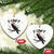 F Caw F Raven Xmas Ceramic Ornament Funny Dark Holiday Humor Spooky Season TS02 Print Your Wear