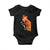 Funny F Caw F Surprise Chicken Meme Baby Onesie Hilarious Shocked Bird Graphic for Comedy Lovers TS02 Black Print Your Wear