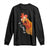 Funny F Caw F Surprise Chicken Meme Long Sleeve Shirt Hilarious Shocked Bird Graphic for Comedy Lovers TS02 Black Print Your Wear