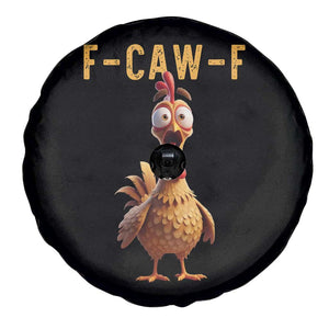 F Caw F Classic Chicken Scream Spare Tire Cover Poultry Joke Farm Life Humor TS02 Print Your Wear