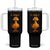 Funny F Caw F Fed Up Chicken Meme Tumbler With Handle Sarcastic Bird Humor Mood Swing TS02 One Size: 40 oz Black Print Your Wear
