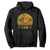 F Caw F Retro Chicken Meme Hoodie Vintage Sunset Poultry Graphic Loud Bird Energy TS02 Black Print Your Wear