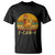 F Caw F Retro Chicken Meme T Shirt Vintage Sunset Poultry Graphic Loud Bird Energy TS02 Black Print Your Wear
