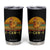 F Caw F Retro Chicken Meme Tumbler Cup Vintage Sunset Poultry Graphic Loud Bird Energy TS02 Black Print Your Wear