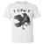 F Caw F Raven Graphic T Shirt Funny Sarcastic Bird with Attitude TS02 White Print Your Wear