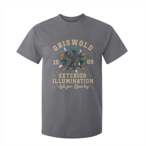 Griswold Christmas Lights T Shirt For Kid Exterior Illumination Ask for Sparky Funny Holiday TS02 Charcoal Print Your Wear