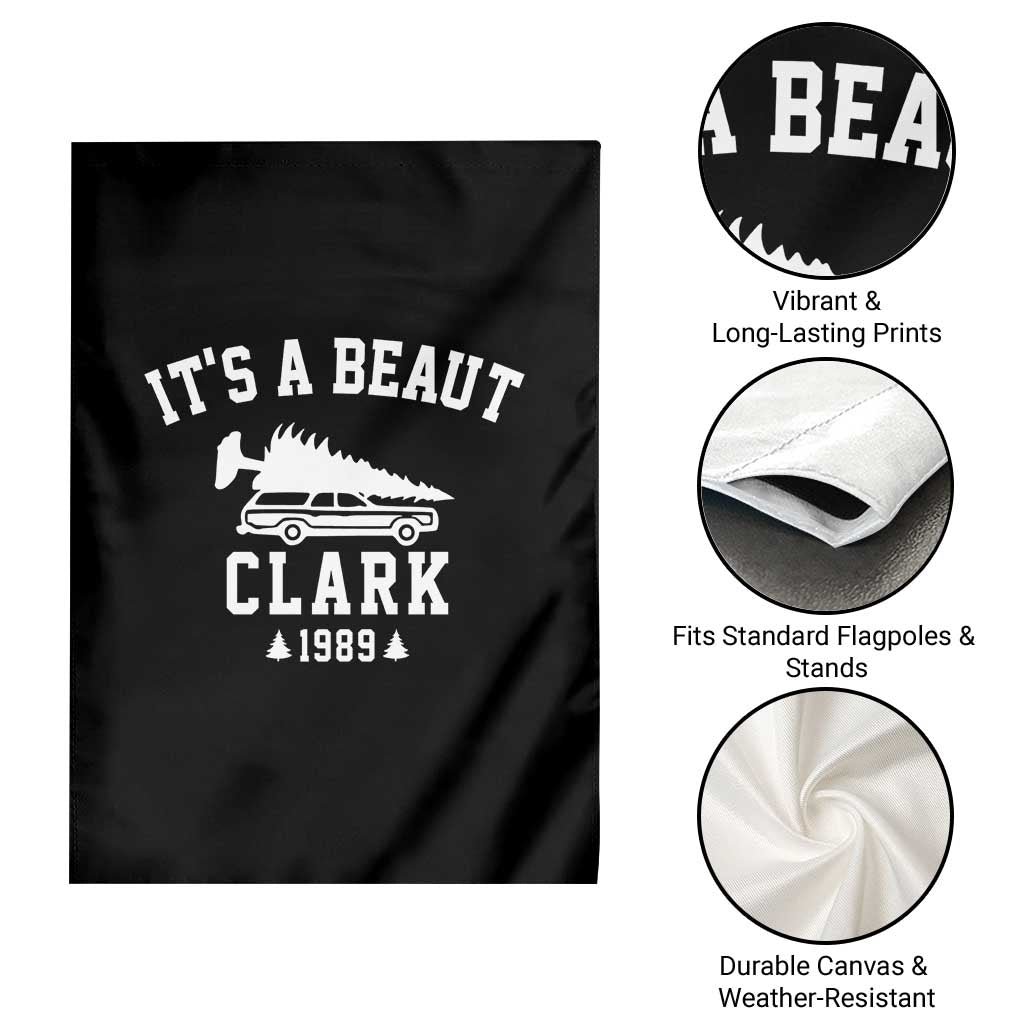 Funny Christmas Its a Beaut Clark Garden Flag Xmas Tree Disaster Griswold Family Holiday TS02 Print Your Wear