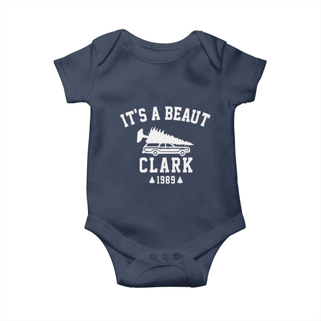 Funny Christmas Its a Beaut Clark Baby Onesie Xmas Tree Disaster Griswold Family Holiday TS02 Navy Print Your Wear