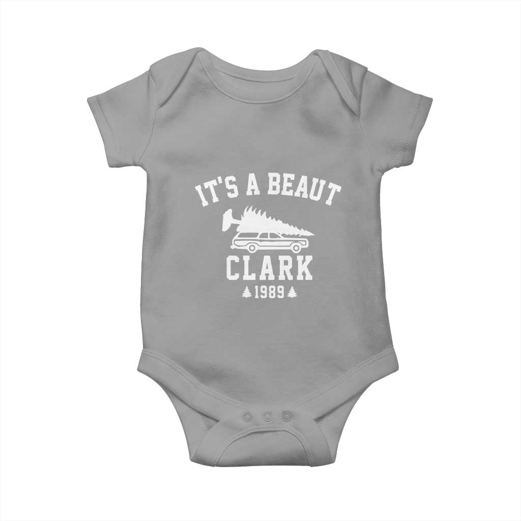 Funny Christmas Its a Beaut Clark Baby Onesie Xmas Tree Disaster Griswold Family Holiday TS02 Sport Gray Print Your Wear