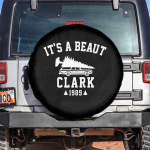 Funny Christmas Its a Beaut Clark Spare Tire Cover Xmas Tree Disaster Griswold Family Holiday TS02 No hole Black Print Your Wear