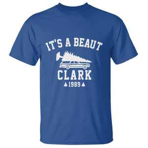 Funny Christmas Its a Beaut Clark T Shirt Xmas Tree Disaster Griswold Family Holiday TS02 Royal Blue Print Your Wear