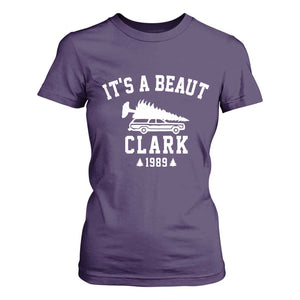 Funny Christmas Its a Beaut Clark T Shirt For Women Xmas Tree Disaster Griswold Family Holiday TS02 Purple Print Your Wear