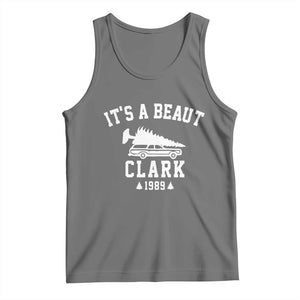Funny Christmas Its a Beaut Clark Tank Top Xmas Tree Disaster Griswold Family Holiday TS02 Black Heather Print Your Wear