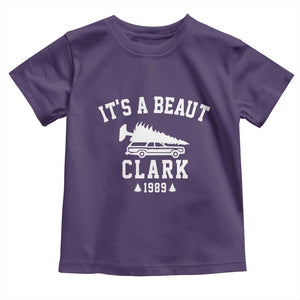 Funny Christmas Its a Beaut Clark Toddler T Shirt Xmas Tree Disaster Griswold Family Holiday TS02 Purple Print Your Wear