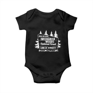 Iwishabish Woods National Forest Baby Onesie Funny Land of Audacity Meme Sassy Humor TS02 Black Print Your Wear
