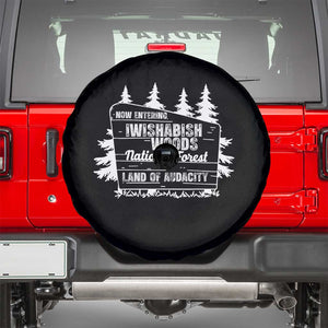 Iwishabish Woods National Forest Spare Tire Cover Funny Land of Audacity Meme Sassy Humor TS02 Black Print Your Wear