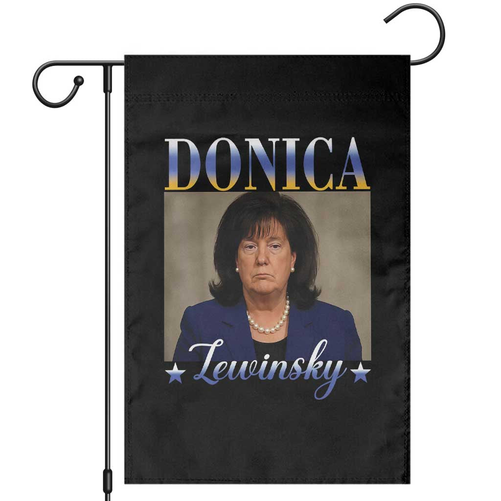 Donica Lewinsky Meme Garden Flag Viral Trump Parody Scandal Internet Humor TS02 Black Print Your Wear