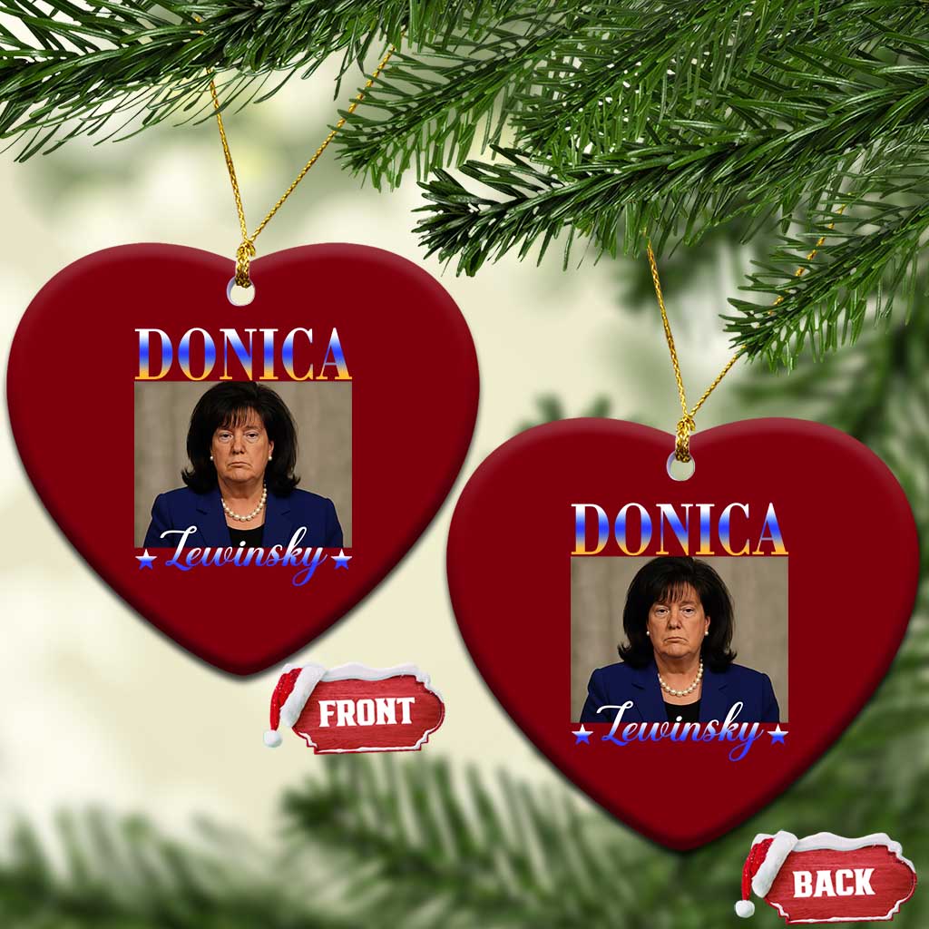 Donica Lewinsky Meme Ceramic Ornament Viral Trump Parody Scandal Internet Humor TS02 Print Your Wear