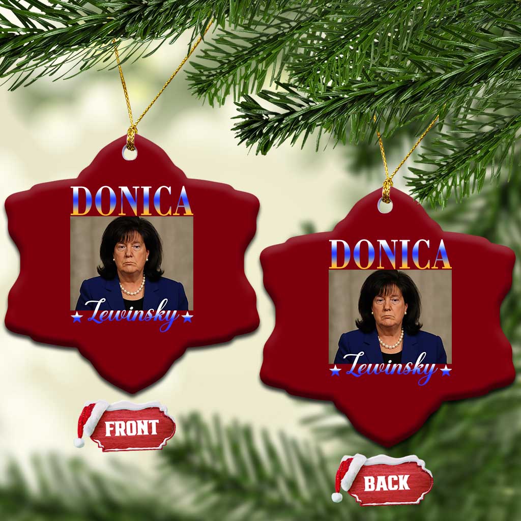 Donica Lewinsky Meme Ceramic Ornament Viral Trump Parody Scandal Internet Humor TS02 Print Your Wear